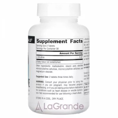 Source Naturals L-Citrulline 1000 mg ĳ  