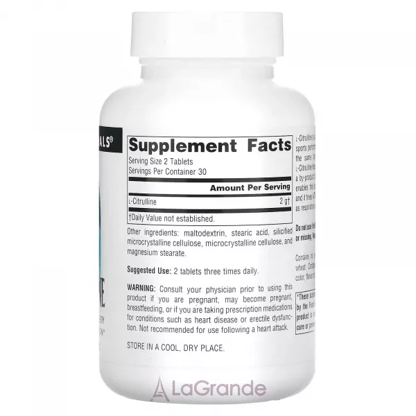 Source Naturals L-Citrulline 1000 mg ĳ������ ������� 
