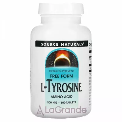 Source Naturals L-Tyrosine 500 mg ĳ  