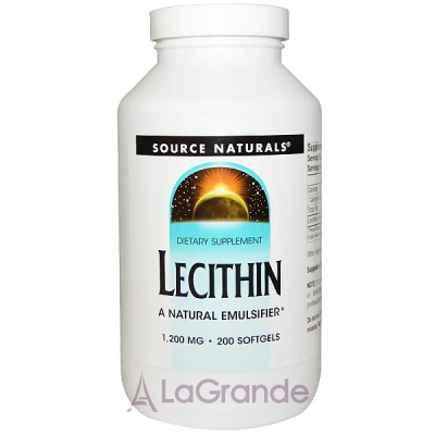 Source Naturals Lecithin 1200 mg   