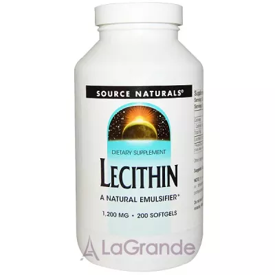 Source Naturals Lecithin 1200 mg   