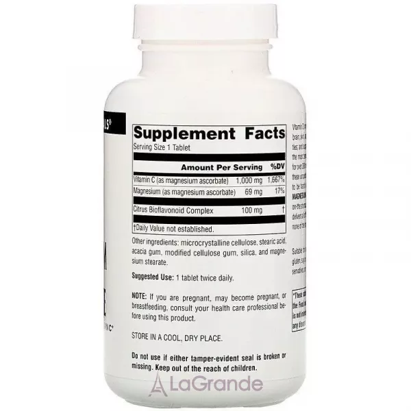 Source Naturals Magnesium Ascorbate 1000 mg ĳ������ ������� 