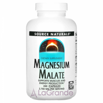 Source Naturals Magnesium Malate 625 mg     , -     