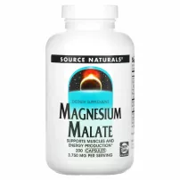 Source Naturals Magnesium Malate 625 mg ����������� ������� ��� ��������� ����, ��������-���������� ������� � ������������ ������� "������ �����", 625 ��