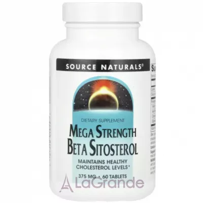 Source Naturals Mega Strength Beta Sitosterol 375 mg ����������� ������� 