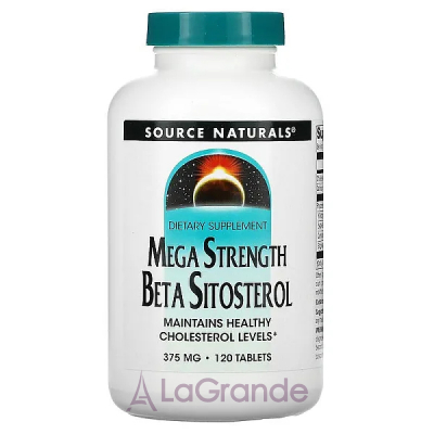 Source Naturals Mega Strength Beta Sitosterol 375 mg   