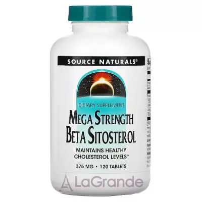 Source Naturals Mega Strength Beta Sitosterol 375 mg ĳ  