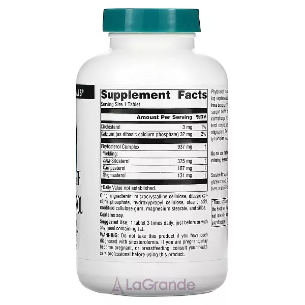 Source Naturals Mega Strength Beta Sitosterol 375 mg ĳ������ ������� 