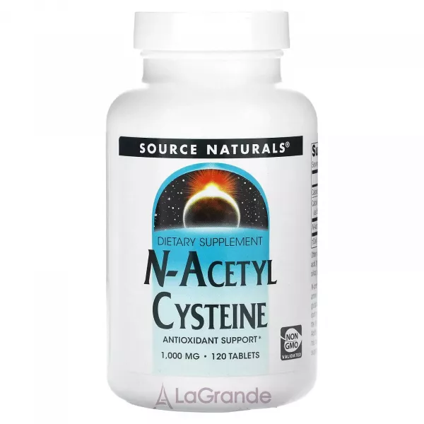 Source Naturals N-Acetyl Cysteine 1000 mg ĳ������ ������� ��� �������������� �������� 