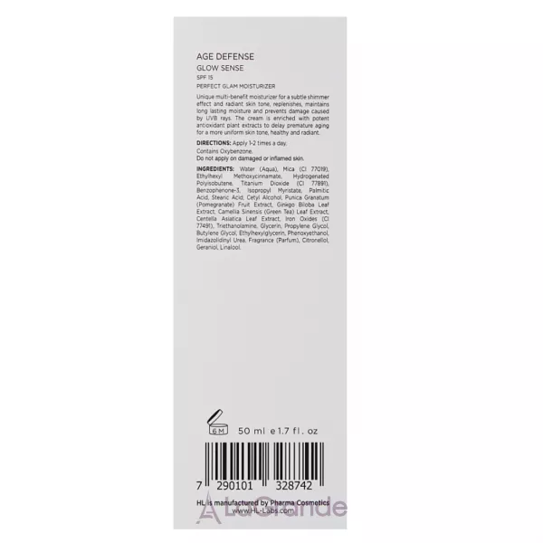Holy Land Cosmetics Age Defense Glow Sense SPF 15 �������������� ���� ��� ������� � ������������ �������