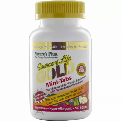 NaturesPlus Source of Life Gold Multi-Vitamin 