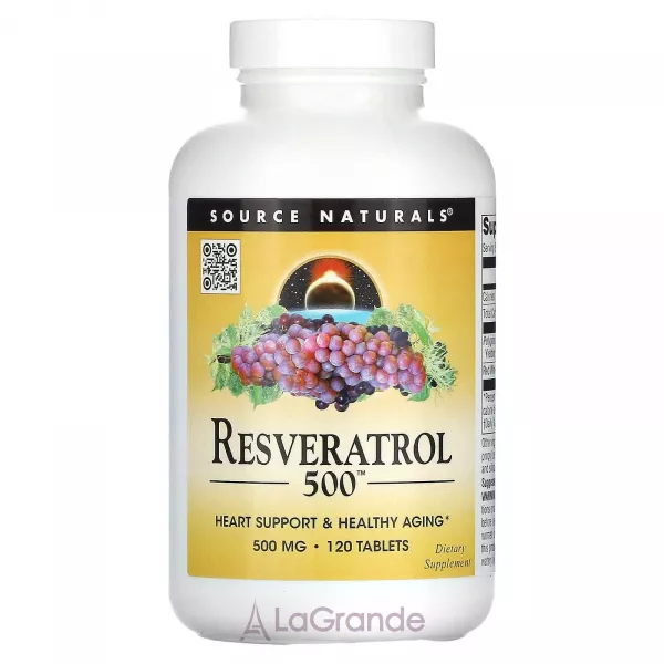 Source Naturals Resveratrol 500 ĳ������ ������� 
