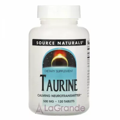 Source Naturals Taurine 500 mg   