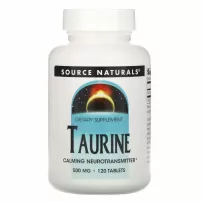 Source Naturals Taurine 500 mg ĳ������ ������� "������", 500 ��