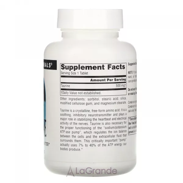 Source Naturals Taurine 500 mg ����������� ������� 