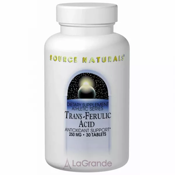 Source Naturals Trans-Ferulic Acid 250 mg ĳ������ ������� ��� �������������� �������� 