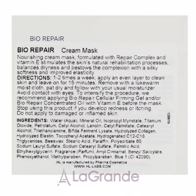 Holy Land Cosmetics Bio Repair Cream Mask    