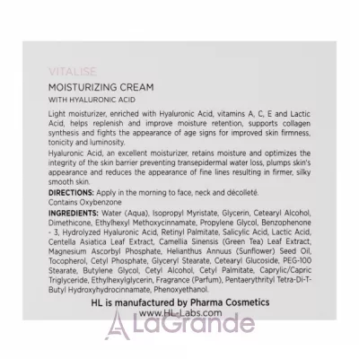 Holy Land Cosmetics Vitalise Moisturizing Cream    