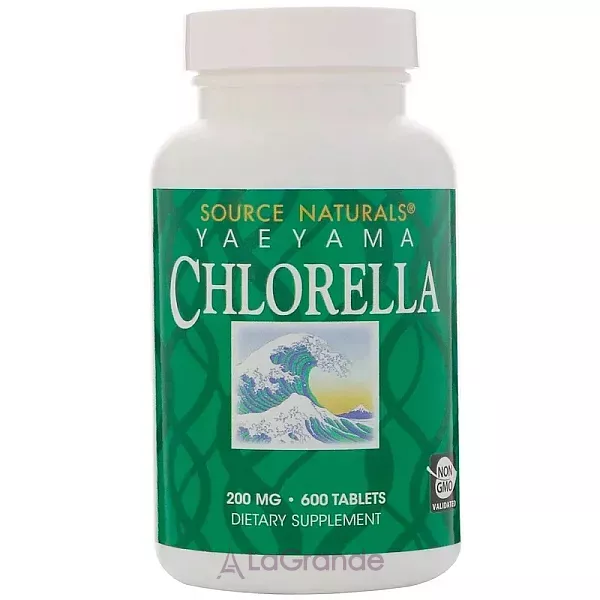 Source Naturals Yaeyama Chlorella 200 mg ĳ������ ������� ��� ������������ ��������� 