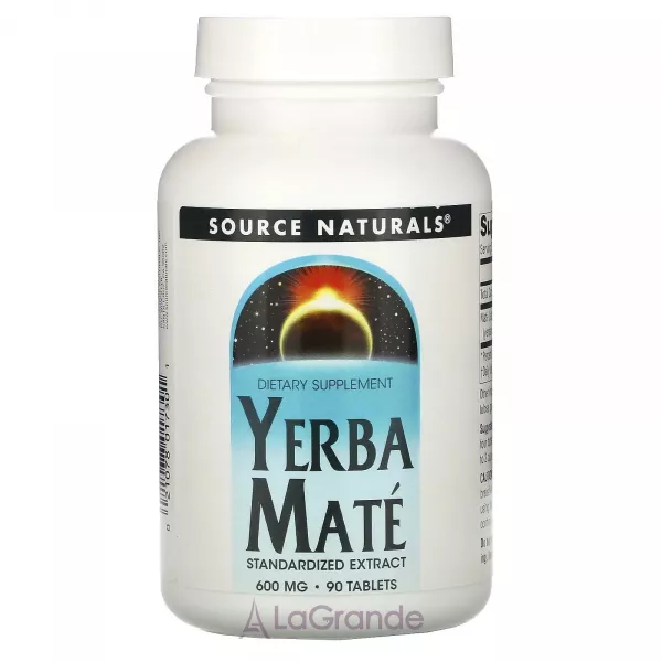 Source Naturals Yerba Mate 600 mg ĳ������ ������� 