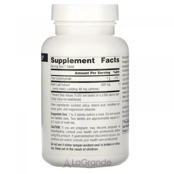 Source Naturals Yerba Mate 600 mg ĳ������ ������� 
