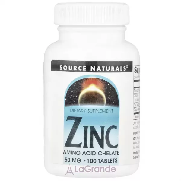 Source Naturals Zinc 50 mg ĳ������ ������� 