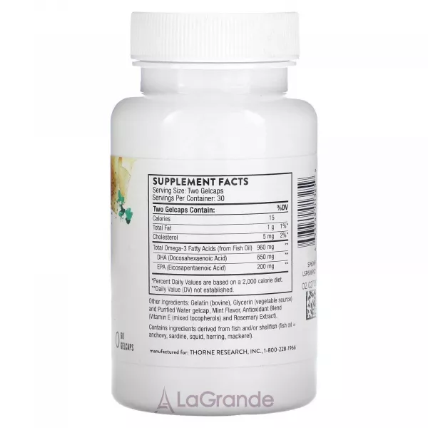 Thorne Research Prenatal DHA ����������� ������� ��� ���������� 