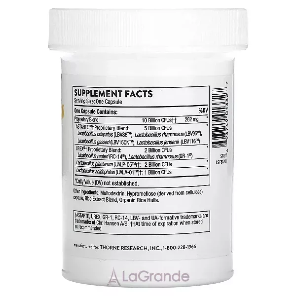 Thorne Research Women's Daily Probiotic ��������� ��� ����