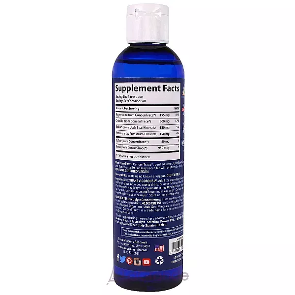 Trace Minerals Research 40,000 Volts! Electrolyte Concentrate ĳ������ ������� 