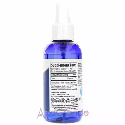 Trace Minerals Research Colloidal Silver Spray 30 PPM   