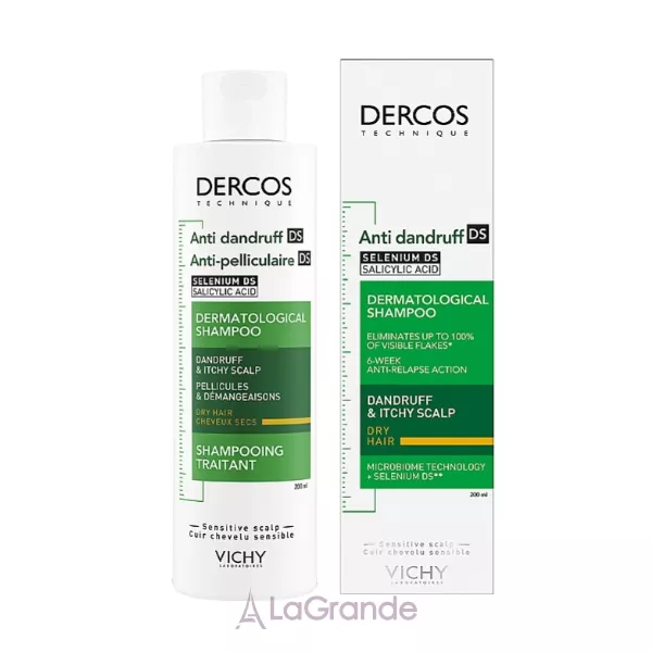 Vichy Dercos Anti-Dandruff Shampoo For Dry Hair ������� �� ���� ��� ������ �������