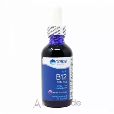 Trace Minerals Research Liquid Ionic B12 1000 mcg   