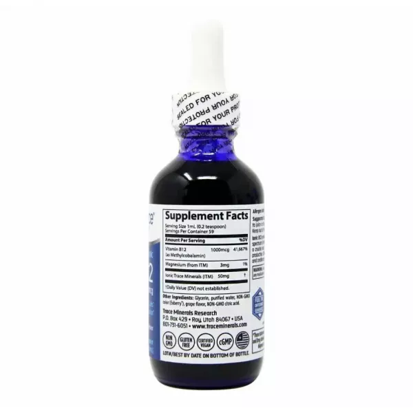Trace Minerals Research Liquid Ionic B12 1000 mcg ����������� ������� 