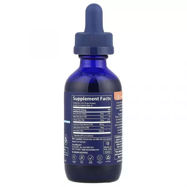 Trace Minerals Research Ionic Iron 22 mg ����������� ������� 