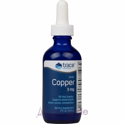 Trace Minerals Research Liquid Ionic Copper 3 mg   