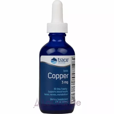 Trace Minerals Research Liquid Ionic Copper 3 mg   