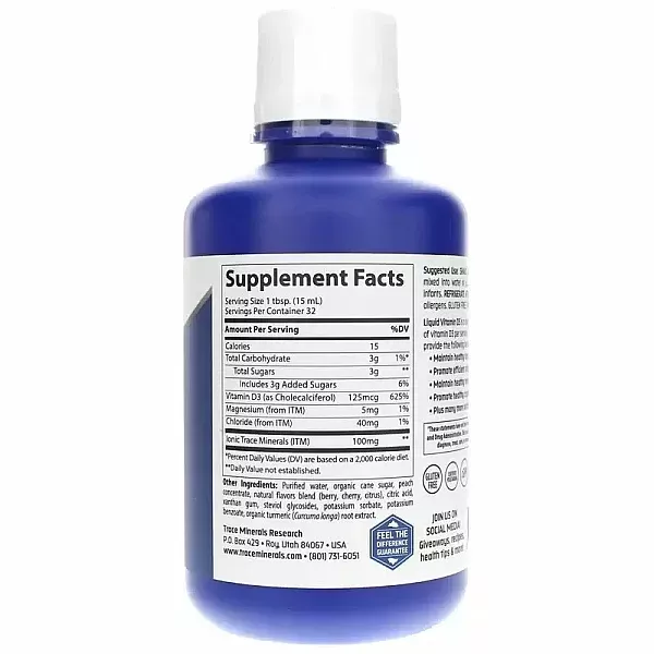 Trace Minerals Research Liquid Vitamin D3 ����������� ������� 