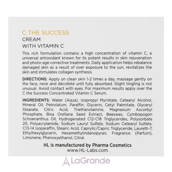 Holy Land Cosmetics C The Success Cream ���� ��� ������� � ������� �