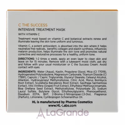 Holy Land Cosmetics C the Success Intensive Treatment Mask     