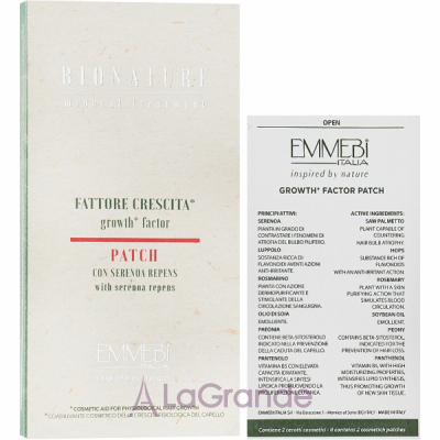 Emmebi Italia Bionature Mineral Treatment Growth Factor Patch  