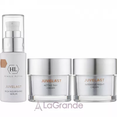 Holy Land Cosmetics Juvelast Kit  (d/cr/50ml + n/cr/50ml + ser/30ml)