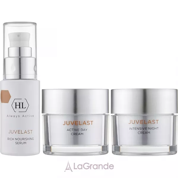 Holy Land Cosmetics Juvelast Kit ���� (d/cr/50ml + n/cr/50ml + ser/30ml)