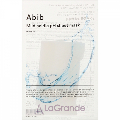 Abib Mild Acidic pH Sheet Mask Aqua Fit    