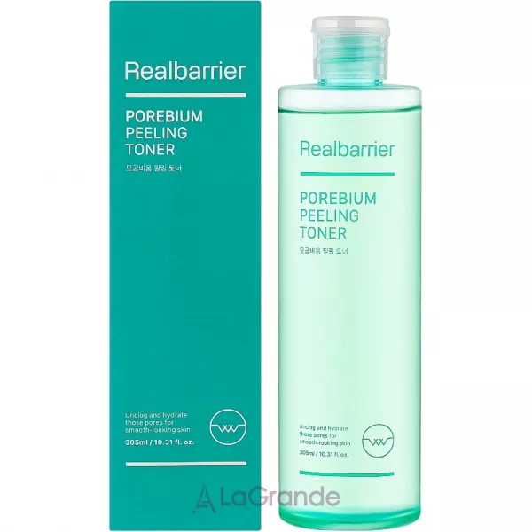 Real Barrier Porebium Peeling Toner �������� ����-����� ��� �������� � ������� �������