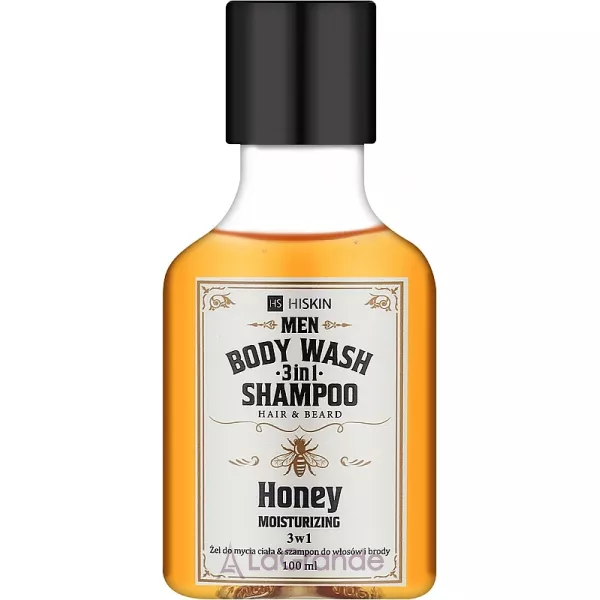 HiSkin 3 in 1 Whisky Honey Body Wash and Hair and Beard Shampoo ���� ��� ���� 3 � 1 (���/�������/�������) 