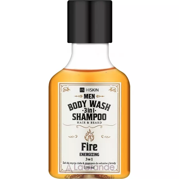 HiSkin Whisky Fire Body Wash and Hair and Beard Shampoo ���� ��� ���� 3 � 1 (���/�������/�������) 