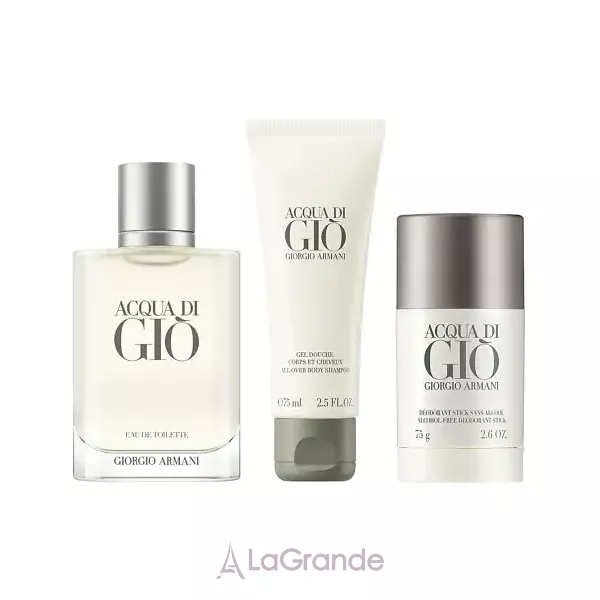 Armani Acqua di Gio Eau de Toilette 2024 ���� (�������� ���� 100 �� + ������� ���� ������ 75 �� + ����������-��� 75 ��)