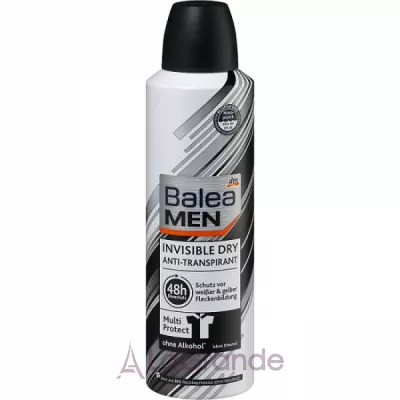 Balea Men Invisible Dry Anti-Transpirant Deodorant -  