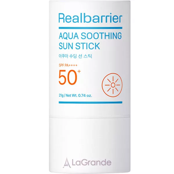 Real Barrier Aqua Soothing Sun Stick SPF50+ PA++++ �������������� ������������� ��� � ��������������� 䳺� SPF50+ PA++++