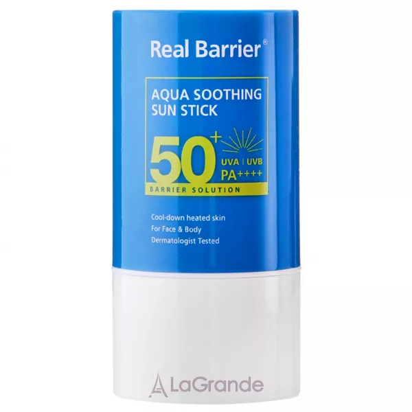 Real Barrier Aqua Soothing Sun Stick SPF50+ PA++++ �������������� ������������� ��� � ��������������� 䳺� SPF50+ PA++++